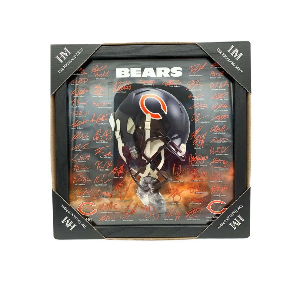 NFL Signature Team Helmet Frames Bears